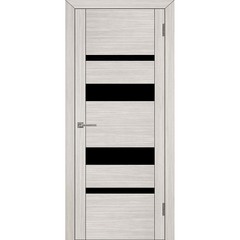 Купить Межкомнатная дверь экошпон Uberture 30013 капучино велюр остеклённая