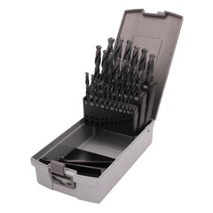 Набор сверл по металлу 1-13мм 25шт DIN338 HSS-R 118° (пл. кейс) Ruko 205213RO