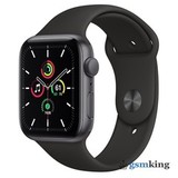 Apple Watch SE 2020 GPS 44mm Aluminum Case with Sport Band Black MYDT2LL/A
