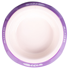 Mr.Kranch миска керамическая для кошек фиолетовая с рыбками 140 мл