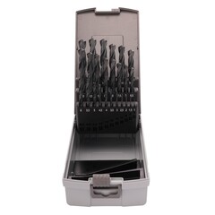 Набор сверл по металлу 1-13мм 25шт DIN338 HSS-R 118° (пл. кейс) Ruko 205213RO