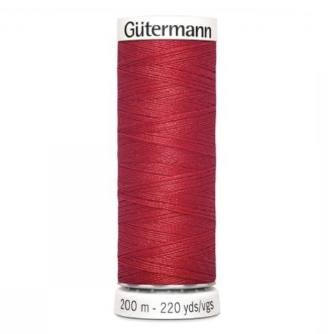 Нить Sew-All 200 м, Gutermann, 365 ярко-алый