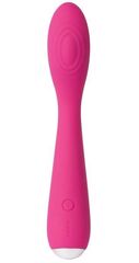 Ярко-розовый G-стимулятор IRIS Clitoral & G-spot Vibrator - 18 см. - 