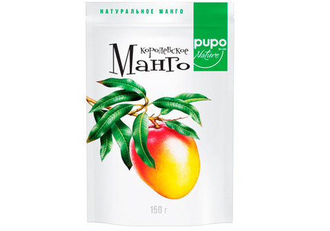 Фрукты сушеные "Королевское манго" Pupo, 150г