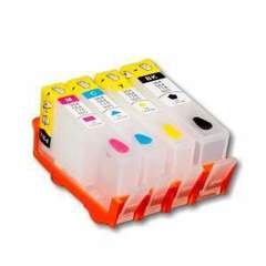 Перезаправляемые картриджи НР 178 с чипами!!! Комплект 4 картриджа.