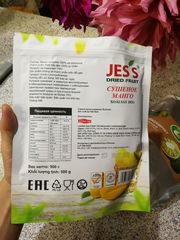 Манго сушеное Jess, 1кг