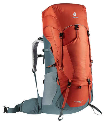 Картинка рюкзак туристический Deuter Aircontact Lite 60+10 SL paprika-teal - 1