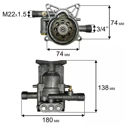 Насос QUATTRO ELEMENTI NAPOLI 160 Turbo (242-335-P00)