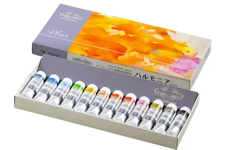 Kusakabe Single Pigment Watercolour 12 цветов по 10 ml.