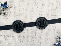 Пуговицы, канада, d 2,7 см, чёрный