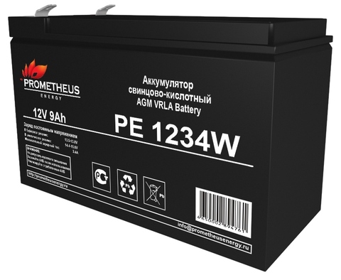 Аккумулятор Prometheus energy PE 1234W 9Ah 12V