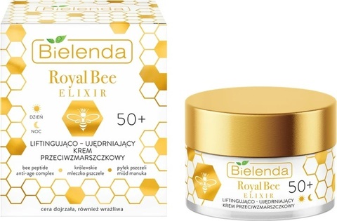 ROYAL BEE ELIXIR Подтягивающий и укрепляющий крем для лица - против морщин 50+, 50 мл