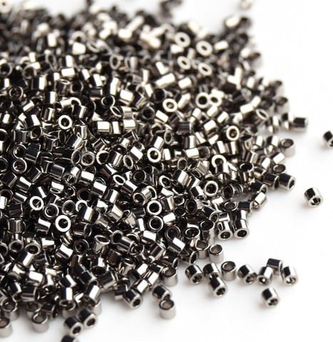DBS-0021 Бисер цилиндрический Миюки делика 15/0 /Miyuki delica 15/0 Nickel Plated