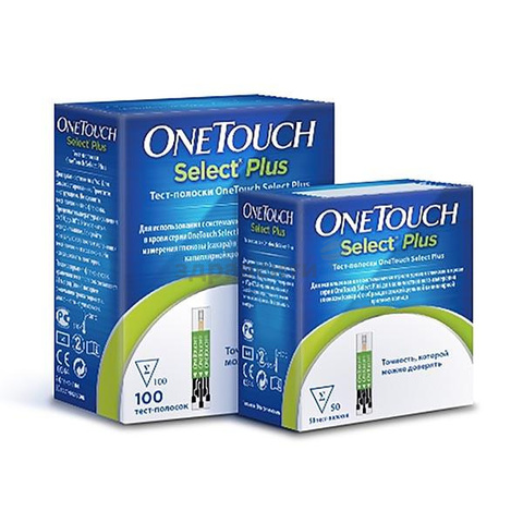 Тест-полоски OneTouch (Уан тач) Select Plus 50 шт.