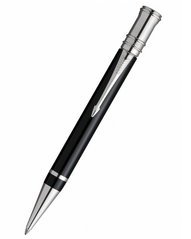 Ручка шариковая Parker Duofold K89, Black PT (S0690650)