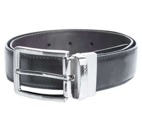 Кожаный ремень-трансформер Silver Spoon, цвет черный/синий