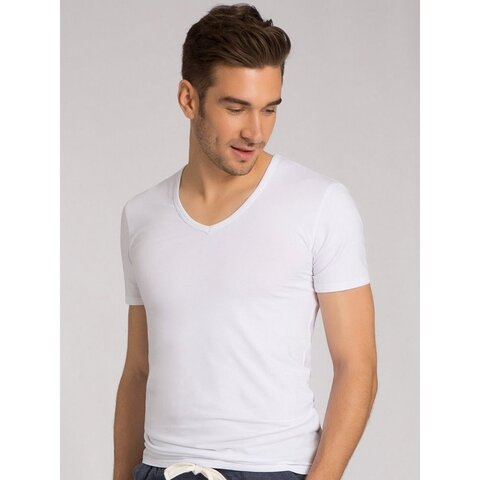 Мужская футболка белая Tom Tailor 70877/6061 1000
