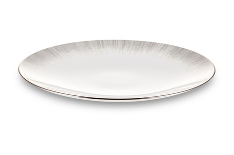 Тарелка закусочная 23см Narumi Сверкающая Платина белая
