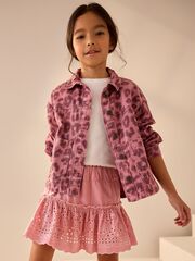 Юбка с вышивкой для девочки Next AD0-183, Розовый