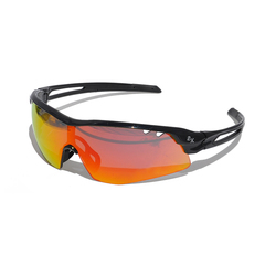 Очки солнцезащитные 2K S-15002-G  (чёрный глянец / оранжевые revo)