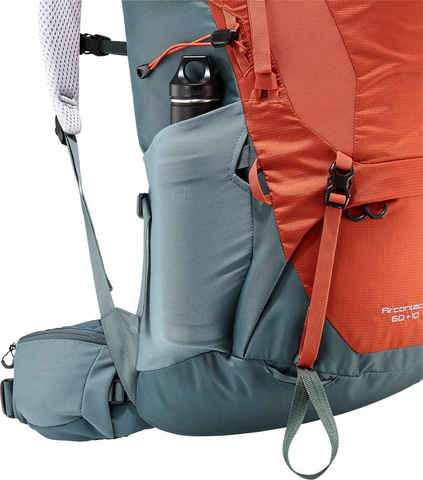 Картинка рюкзак туристический Deuter Aircontact Lite 60+10 SL paprika-teal - 5