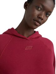 Женская теннисная куртка Tommy Hilfiger Relaxed Soft Modal Fleece HWK - rouge