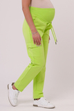 Спортивные брюки для беременных 12355 лайм