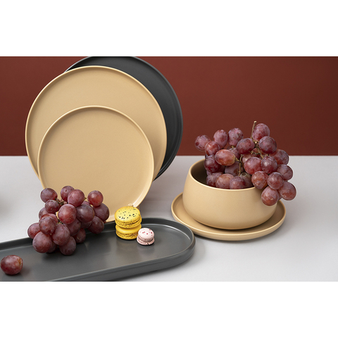 Набор салатников 2шт 800мл Tkano Essential бежевый