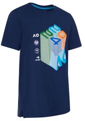 Детская теннисная футболка Australian Open Boys T-Shirt Grand Slam 2024 - navy