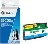 Совместимый струйный картридж G&G GG-CZ130A (CZ130A) для HP DJ T120, T520, 26 мл, голубой
