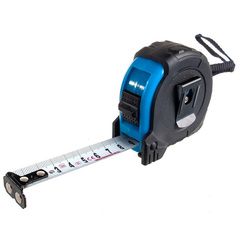 Рулетка 3м*19мм обрезинен. корпус, утолщенное полотно, зацеп с магнитом, Вектор Барс в интернет-магазине ЯрТехника