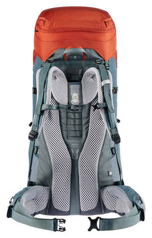 Картинка рюкзак туристический Deuter Aircontact Lite 60+10 SL paprika-teal - 2