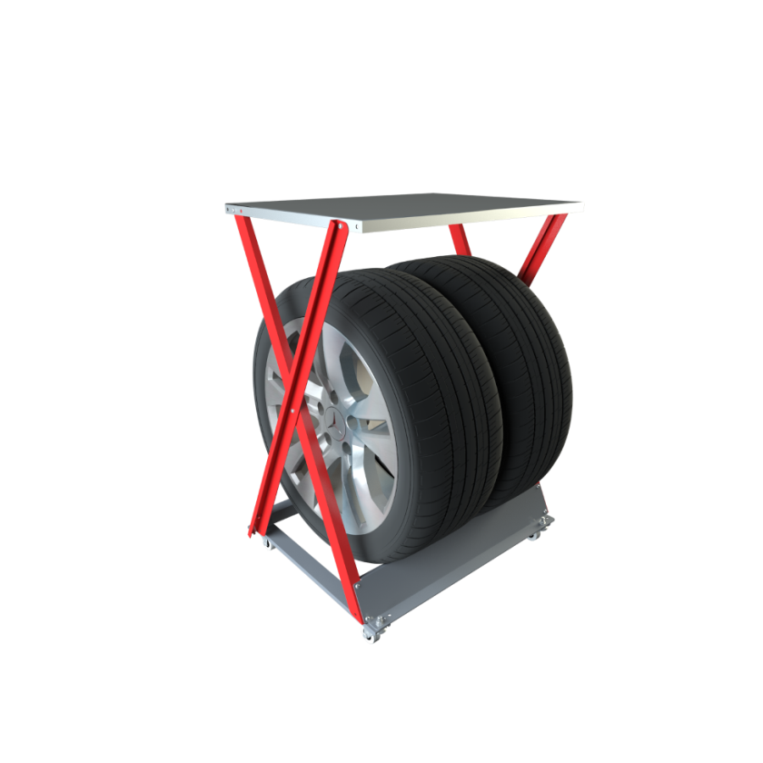 Увеличенная стойка для 2 колес (ширина шин до 320мм)