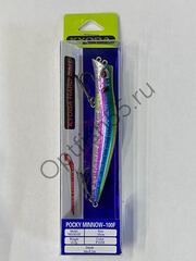 Воблер KYODA Pocky Minnow-100F 10см, 10,5гр, загл. 0м-0,2м цв:Р1038