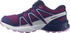 Детские Беговые кроссовки внедорожники Salomon Speedcross J plum