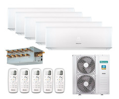 Мульти сплит-система Hisense на 5 комнат (20+20+20+20+20 кв.м.) Smart