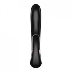 Смарт вибратор кролик с подогревом Satisfyer Heat Wave Connect App черный