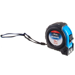 Рулетка 3м*19мм обрезинен. корпус, утолщенное полотно, зацеп с магнитом, Вектор Барс в интернет-магазине ЯрТехника