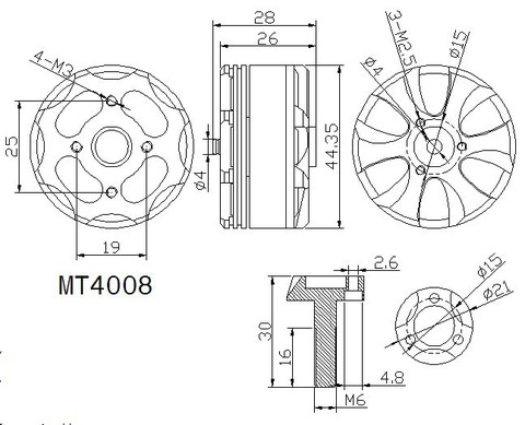 T-Motor MT4008 KV380