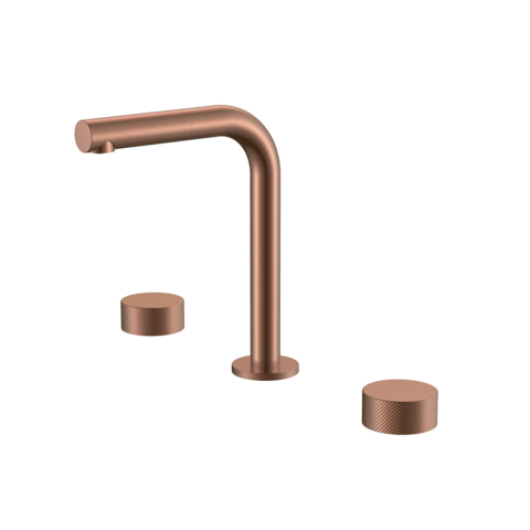 Boheme 152-CB.4 Смеситель на столешницу STICK SPIRALE на 3 отв. COPPER BRUSHED
