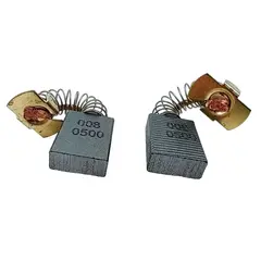 Щетка графитовая DDE 6х13х15мм CSE240L/CSE260L (пара) пружина, пятак-уши -VD13-0005 (792-827-024)