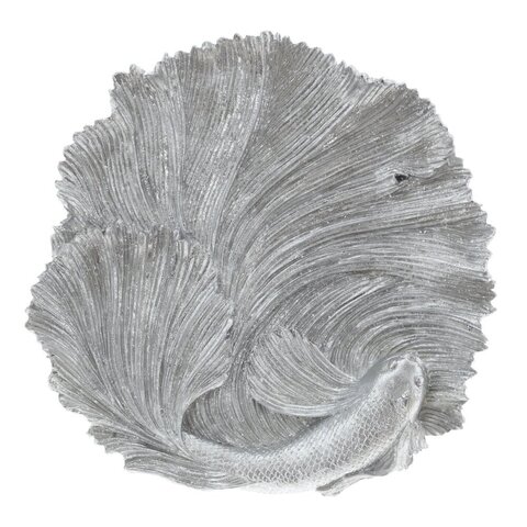Декоративное блюдо (27*27,5*4 см) - Серебро