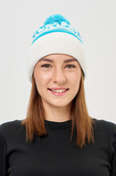 Шапка Nordski Blizzard Aquamarine/White