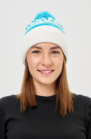 Шапка Nordski Blizzard Aquamarine/White