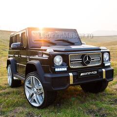 Детский электромобиль "Mercedes-Benz AMG-G 65" чёрный 131*71*65 м