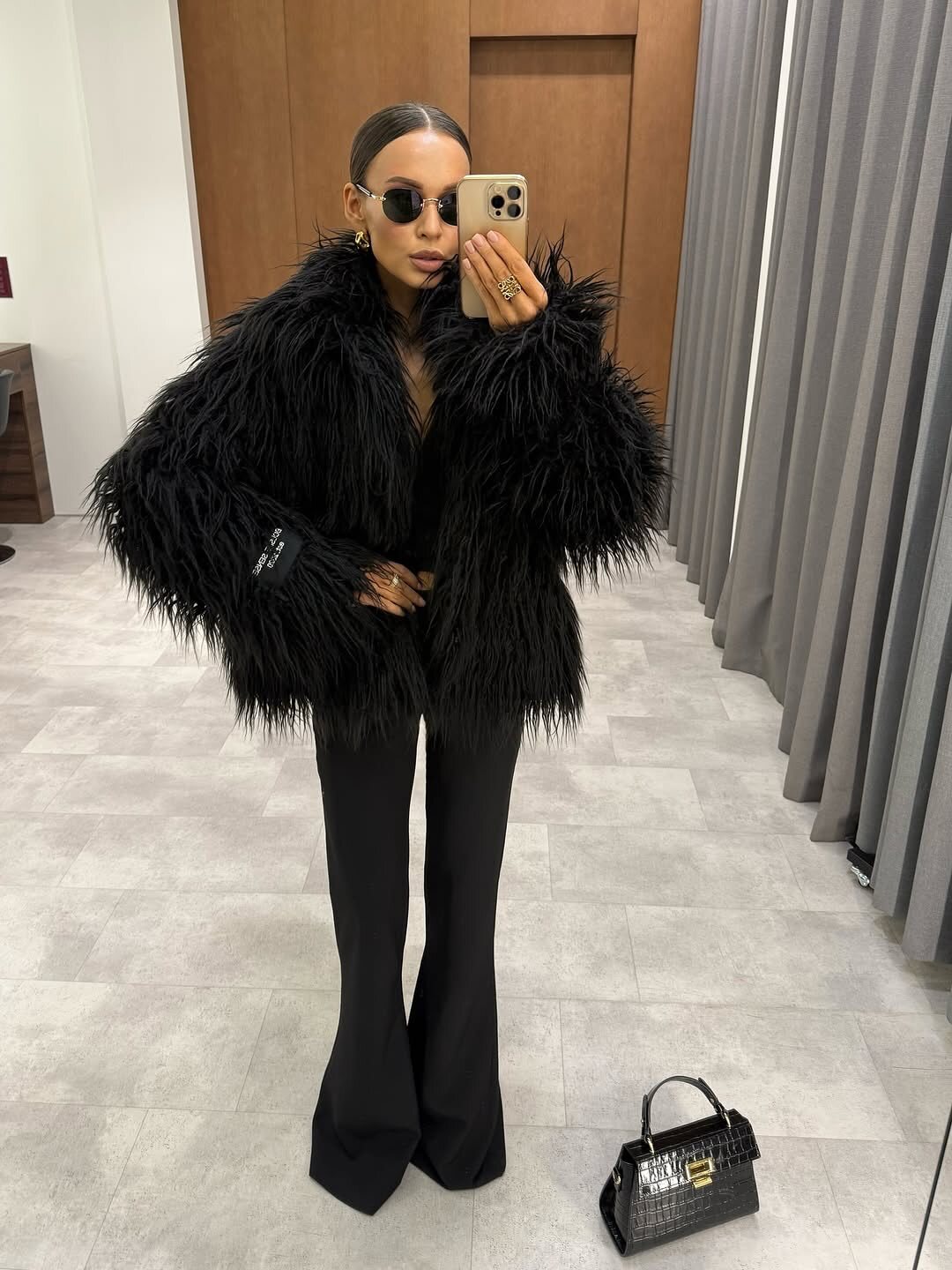 Шуба Velata, Черная