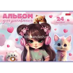 Альбом для рисования А4 24л 