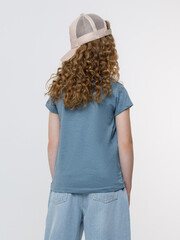 фуфайка  для девочки  КП 302763/1/голубой мираж