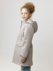 пальто  для девочки  ВК 32152/10 УЗГ