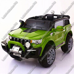 Детский электромобиль  "Jeep Largus" зеленый